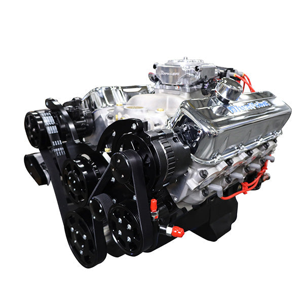 New BluePrint Big Block GM 496 c.i. Crate Engine - dressed longblock w/ carb - BP4967CTFKB